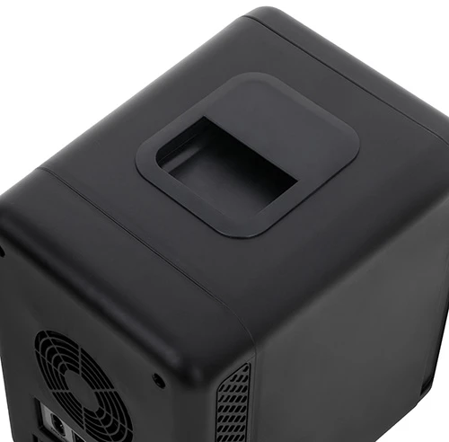 Adler AD 8084 juodas mini šaldytuvas 4 l | vėsinimas ir šildymas | namams ir automobiliui | Peltier sistema