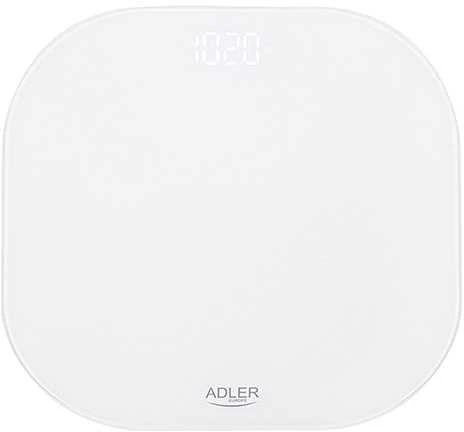 Virtuvinės svarstyklės Adler vonios svarstyklės | AD 8188 | Didžiausias svoris (keliamoji galia) 180 kg | Tikslumas 100 g | Baltas