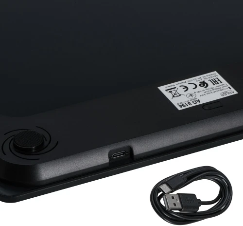 Svarstyklės Bathroom scale ADLER AD 8194b rechargeable USB-C Juodas