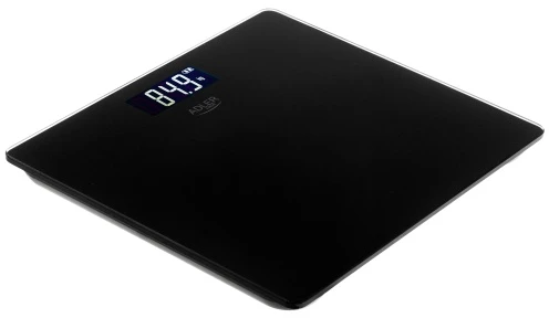 Svarstyklės Bathroom scale ADLER AD 8194b rechargeable USB-C Juodas