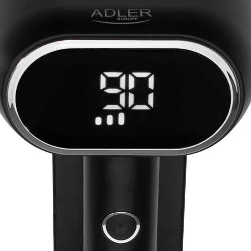 Adler | Pūkų valiklis | AD 9622 | Įkraunama baterija | 10 W | Juodas