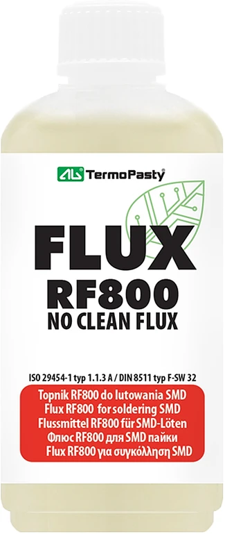 Ag Termopasty Litavimo fliusas RF800 SMD elementams 100ml