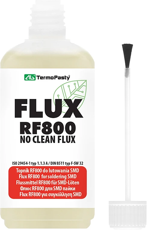 Ag Termopasty Litavimo fliusas RF800 SMD elementams 100ml