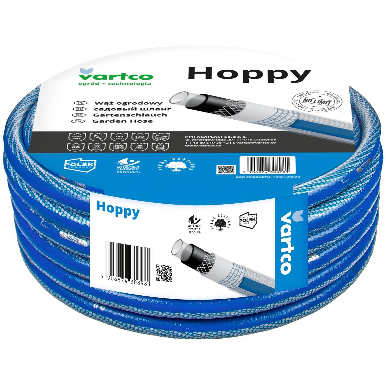 Laistymo žarna Vartco Hoppy; 1/2''; 30 m