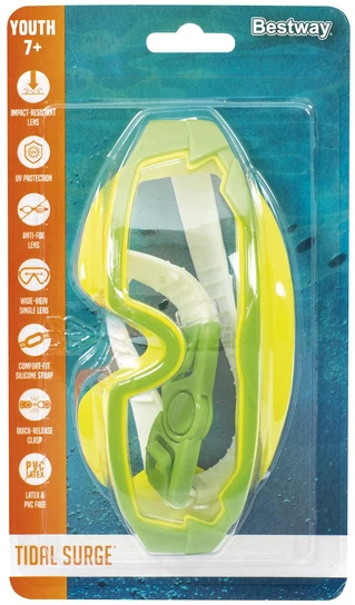 Plaukimo akiniai vaikams Bestway 21179 žali