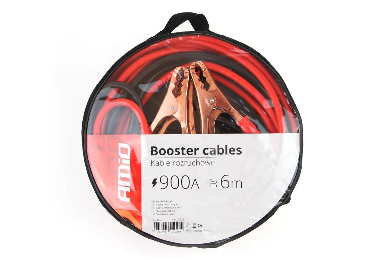 Amio Užvedimo laidai Booster 900A, 6 m