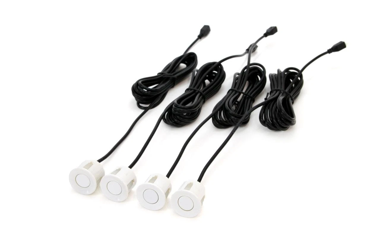 Amio Parkavimo pagalbos sistema TFT01 4,3" su HD 315 LED kamera, 4 balti jutikliai 22 mm