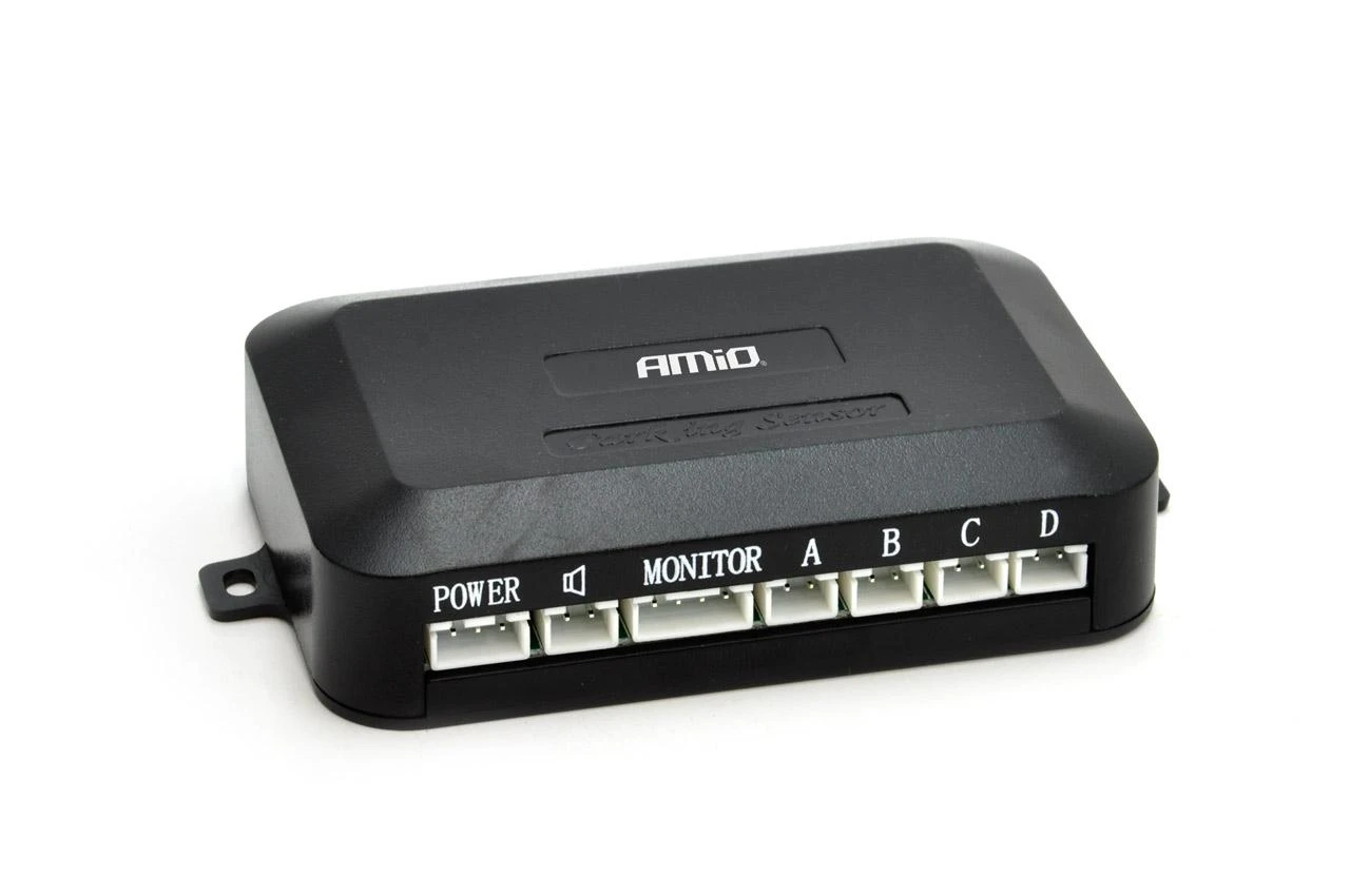 Amio Parkavimo pagalbos sistema TFT01 4,3" su HD 315 LED kamera, 4 juodi jutikliai 22 mm