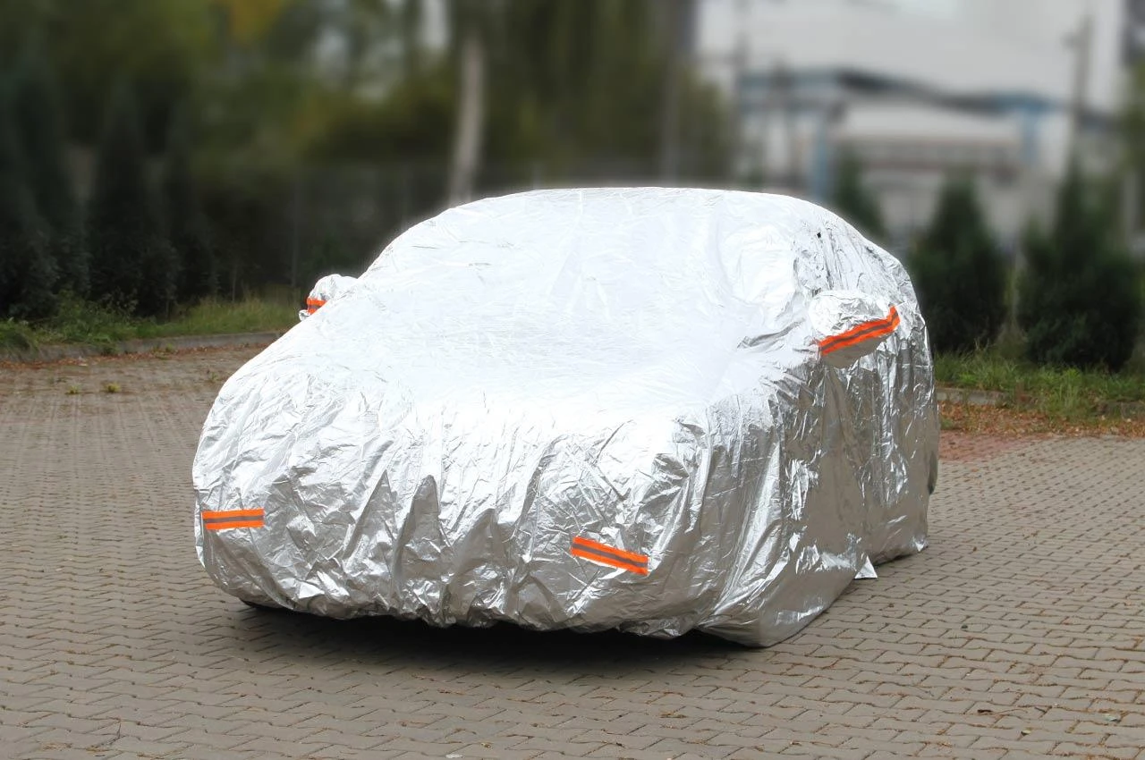 Automobilio uždangalas XL su atšvaitais