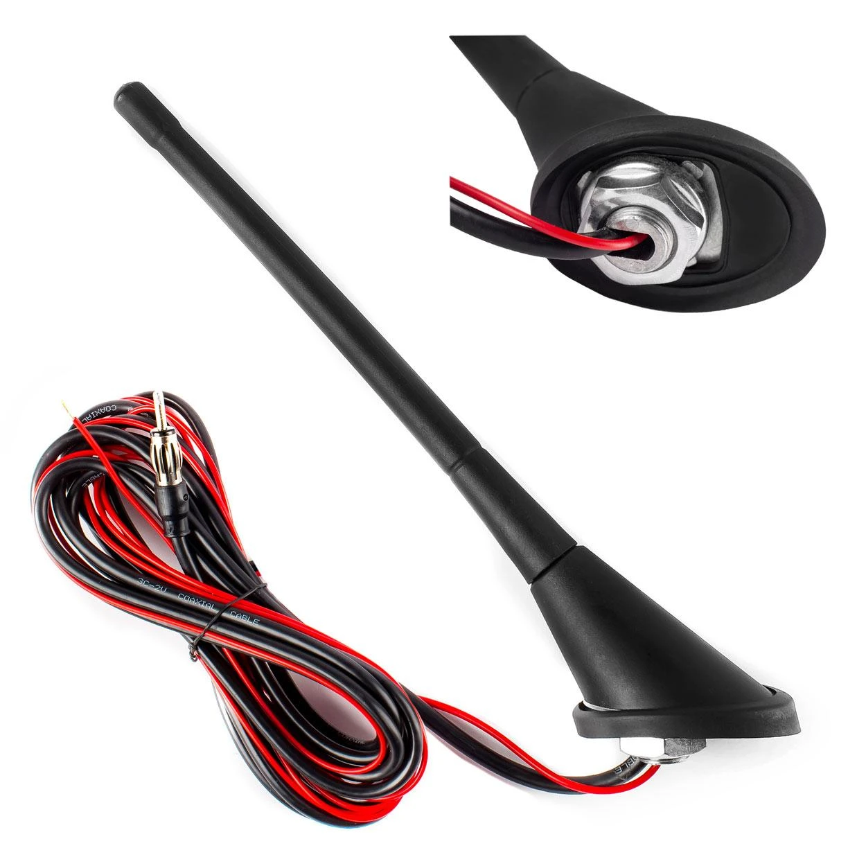 Automobilinė antena su stiprintuvu, ANT04 AMIO-01127
