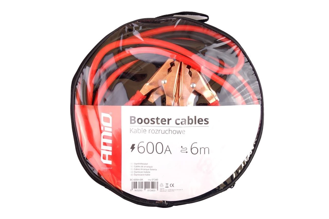 Užvedimo laidai Amio 600A, 6 m