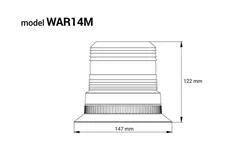 LED įspėjamoji lempa R10 12V 24V W14M AMIO-01503