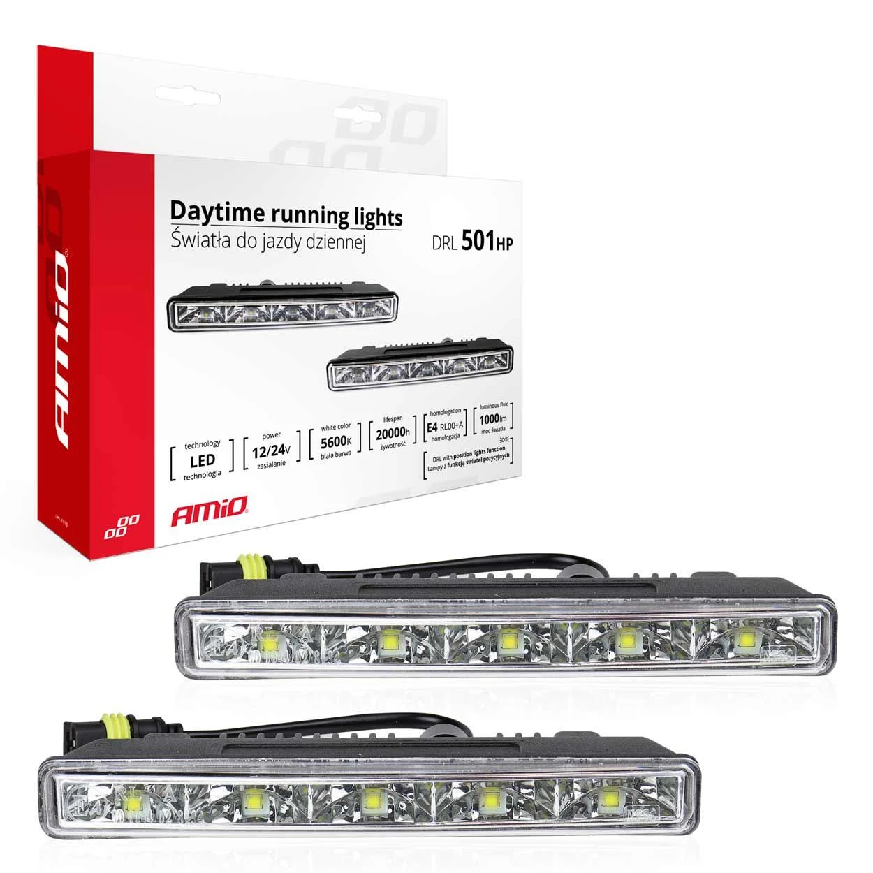 Amio Dienos šviesos žibintai DRL 501HP
