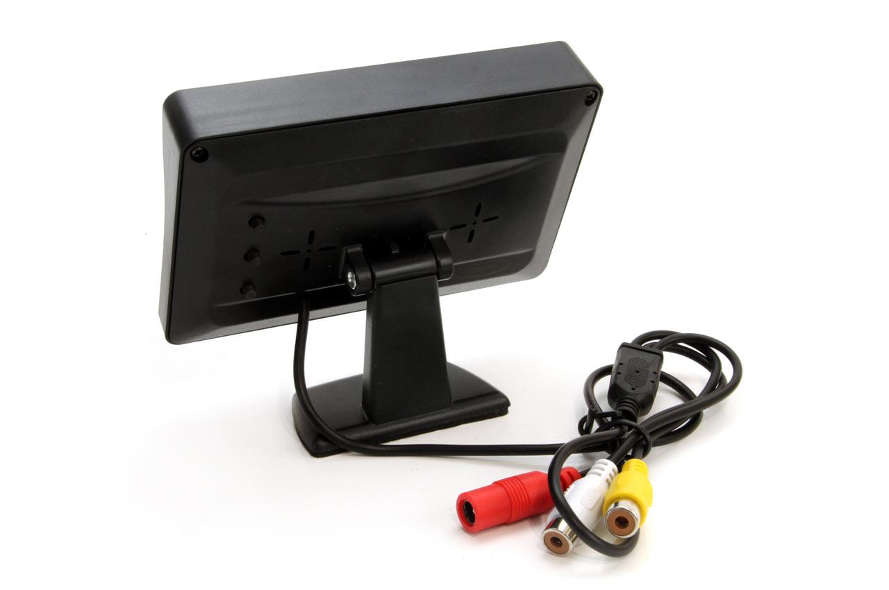 Amio Parkavimo jutiklių rinkinys TFT01 4,3" su HD 315 LED kamera, 4 juodi jutikliai 22 mm