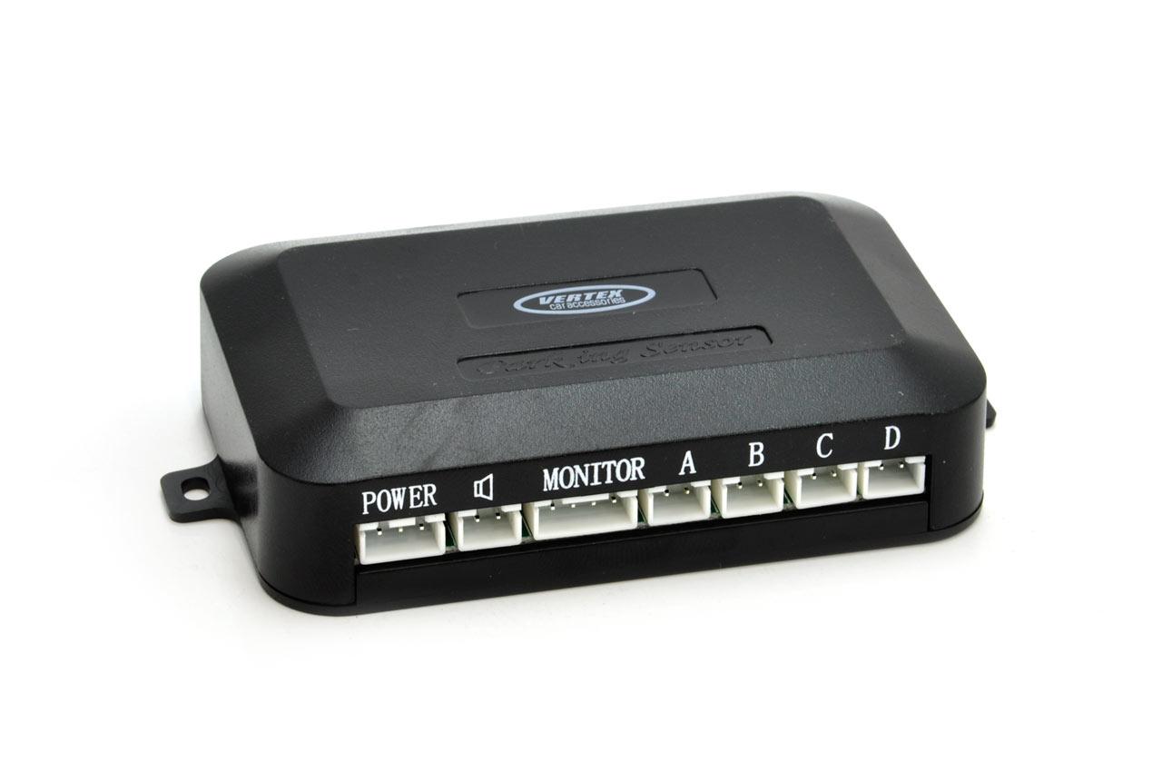 Amio Parkavimo jutiklių rinkinys TFT01 4,3" su HD 315 LED kamera, 4 juodi jutikliai 22 mm