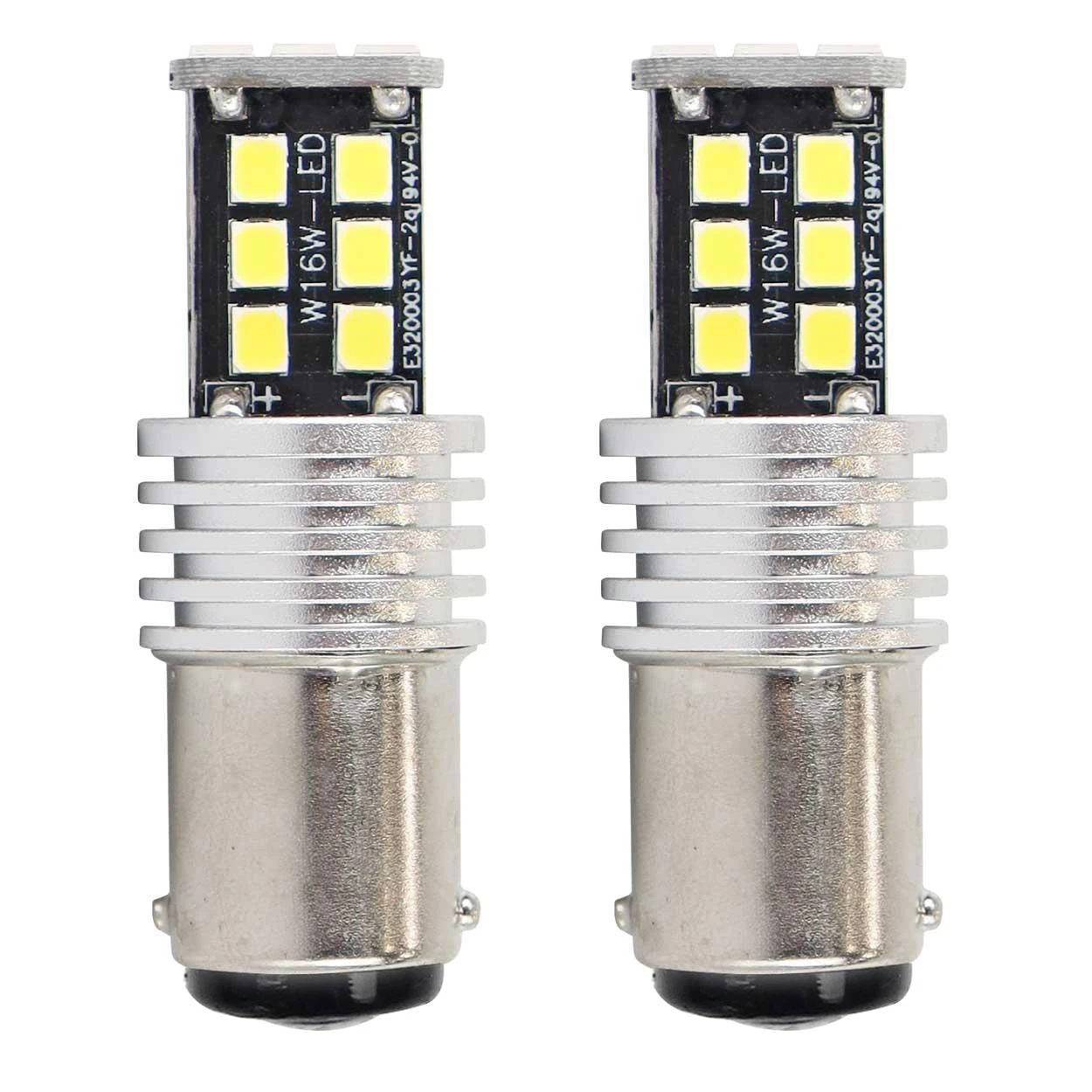 Amio LED lemputės P21/5W su aušinimo radiatoriais