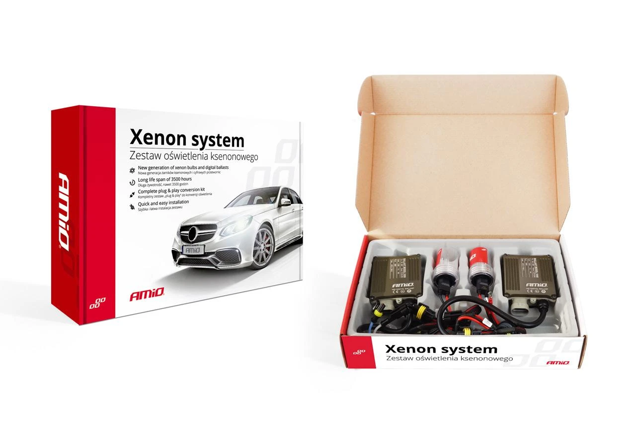 Xenon rinkinys S1068 CANBUS H7M (metalinis) 4300K, AMIO-01909
