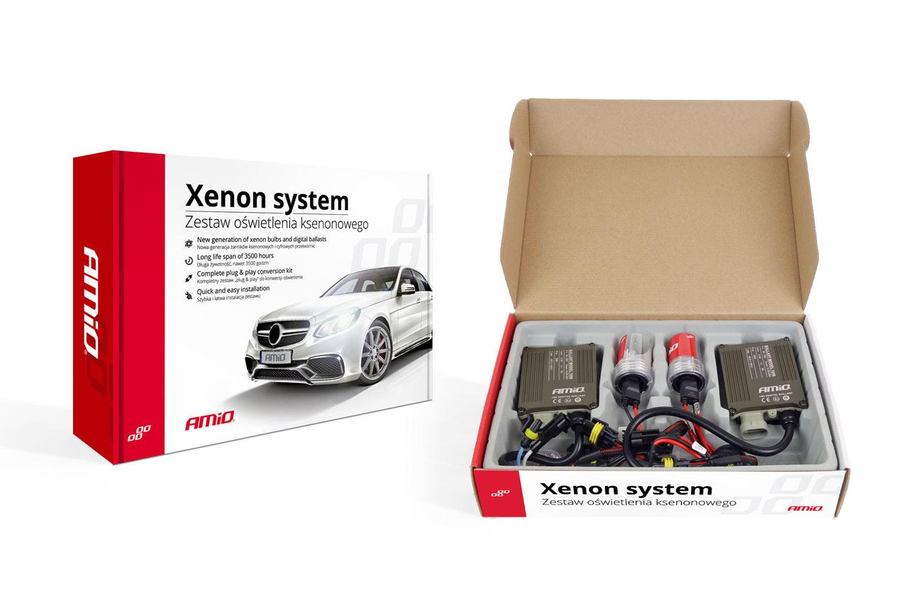 Xenon rinkinys 1068 CANBUS H1 6000K, AMIO-01785