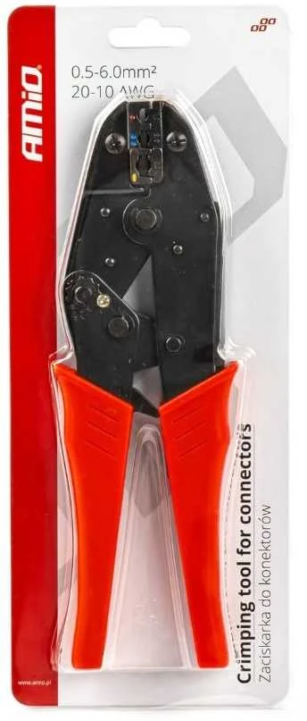 Jungčių gnybtų įrankis 0,5–6,0 mm², AMIO-03097