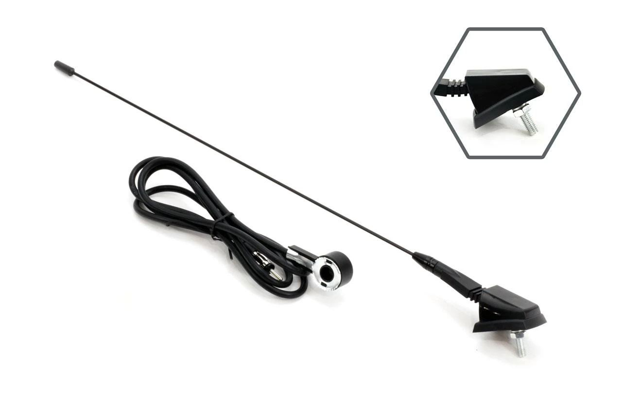 Automobilinė antena 41 cm su 5 mm adapteriu ANT01 AMIO-01048