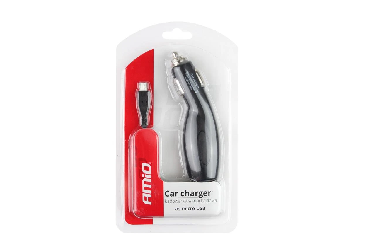 Automobilinis mikro USB įkroviklis pch-06 amio-01265