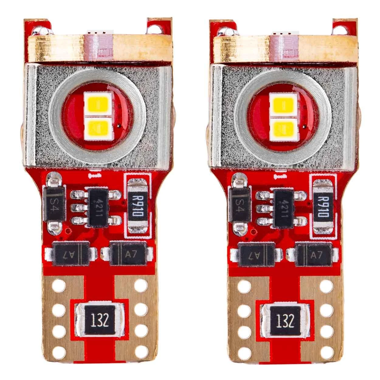 LED lemputės Canbus 2016 6smd t10 w5w w10w amio-02802