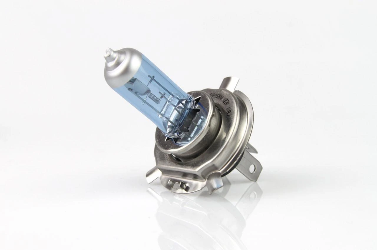 Halogeninė lemputė H4 12V 60/55W UV filtras (E8) itin balta amio-01269
