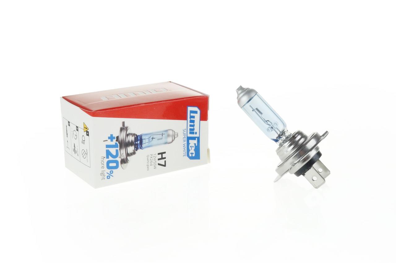 Amio Halogeninė lemputė LumiTec SuperWhite H7, 12V, 55W