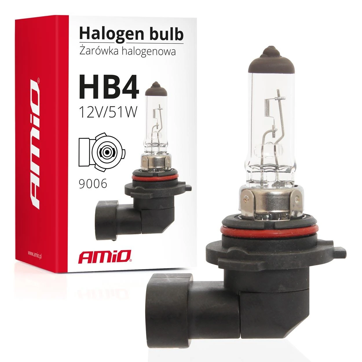 Halogeninė lemputė HB4 12V 51W 9006 amio-01480