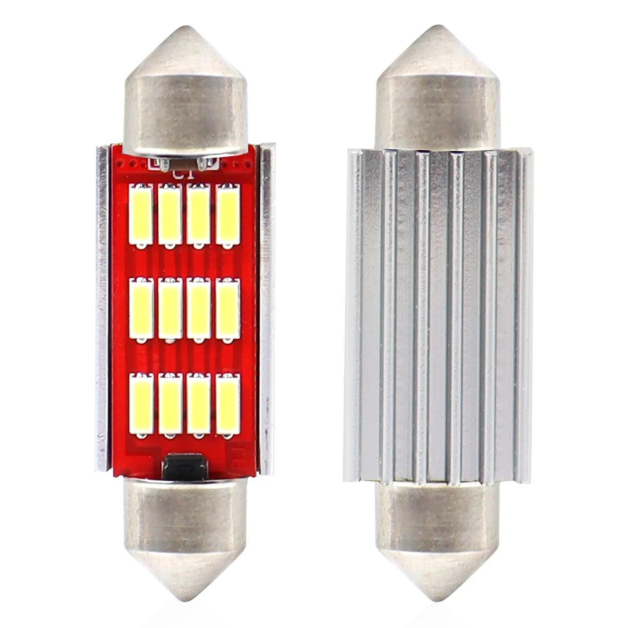 Amio LED lemputes 2 vnt. Canbus 12 smd 41*12mm