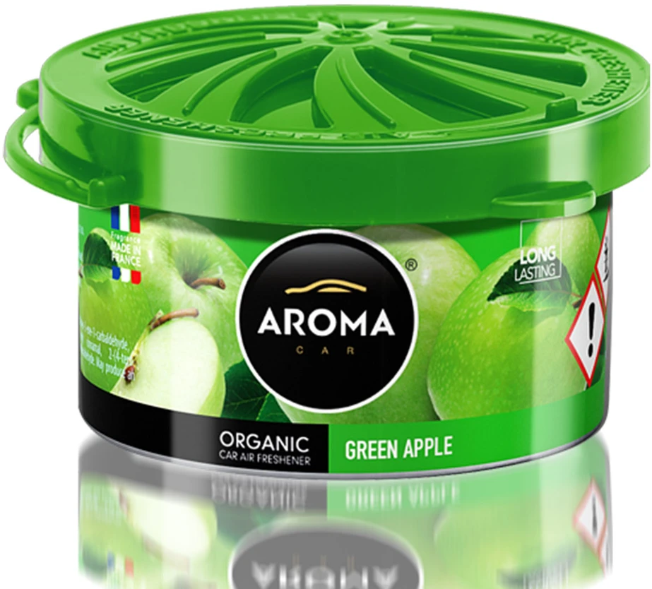 Aroma Car Oro gaiviklis aromatinis ekologiškas žalias obuolys
