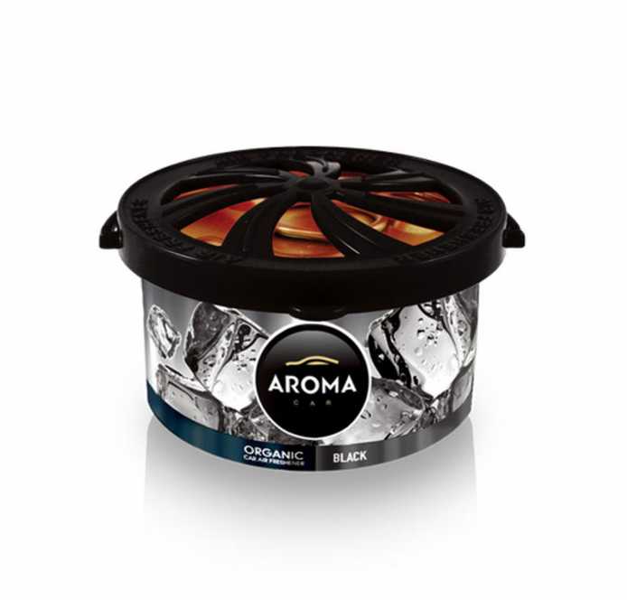 Aroma Car Oro gaiviklis aromatinis organinis juodas