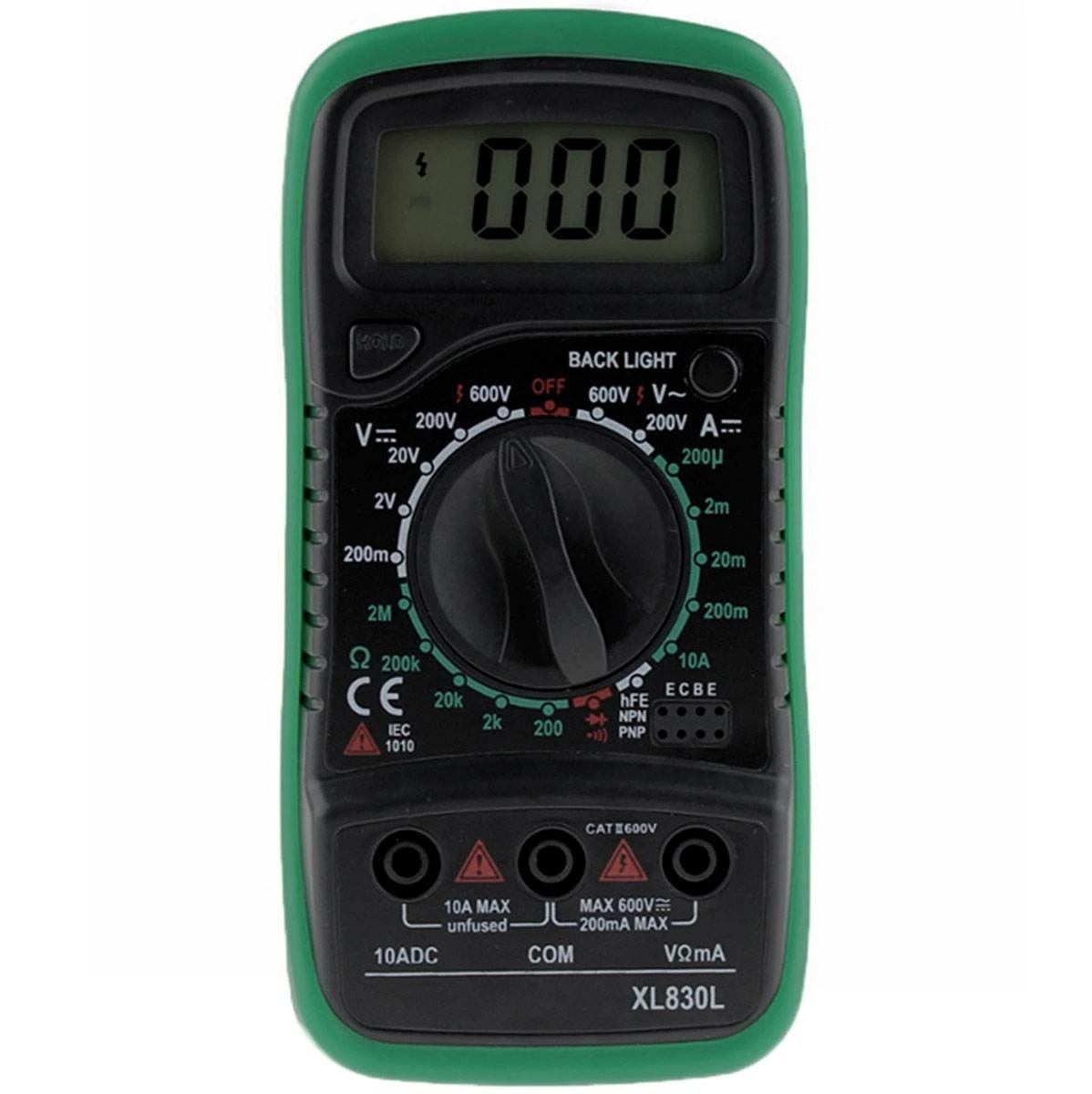 Blackmoon Multimetras XL830L + 2 laidai