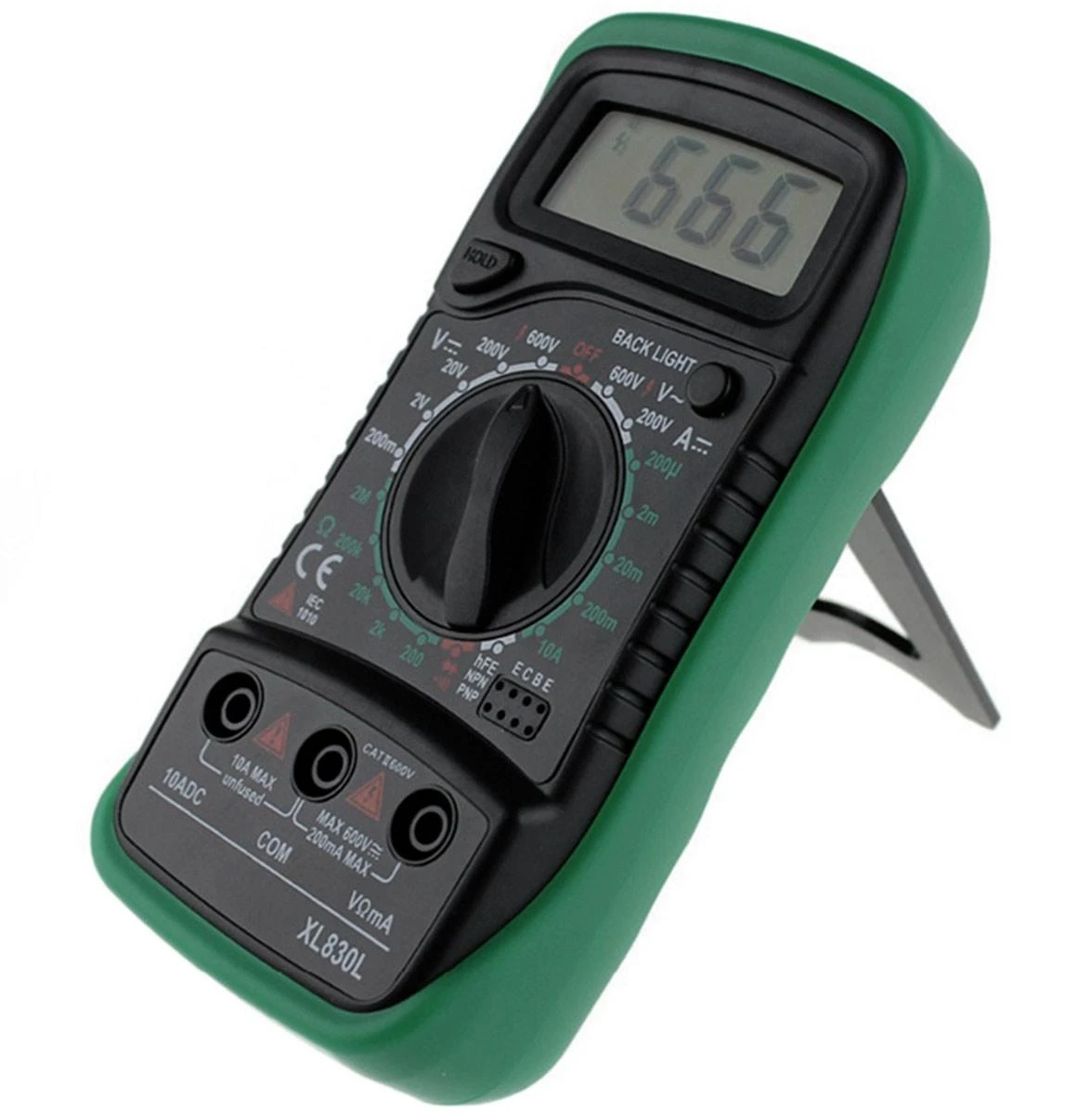 Blackmoon Multimetras XL830L + 2 laidai