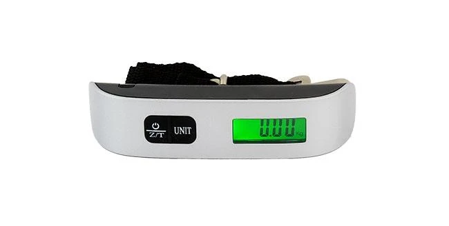 Ag199D Bagažo svarstyklės 50kg/10g + termometras