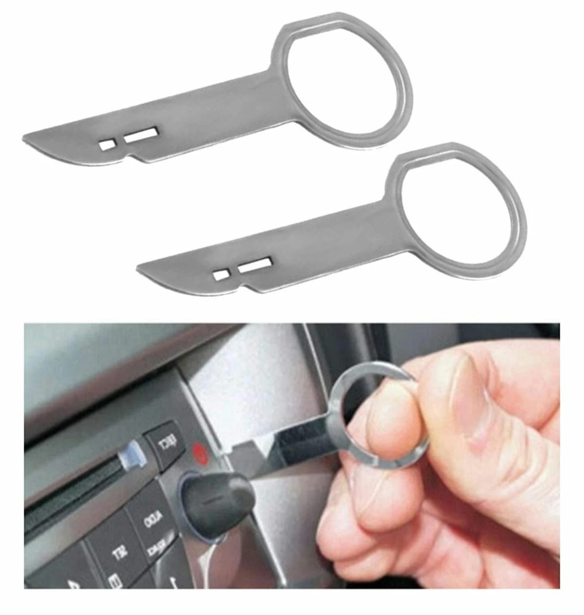 Automagnetola Cgauto Raktas automagnetolos išėmimui, 2 vnt.