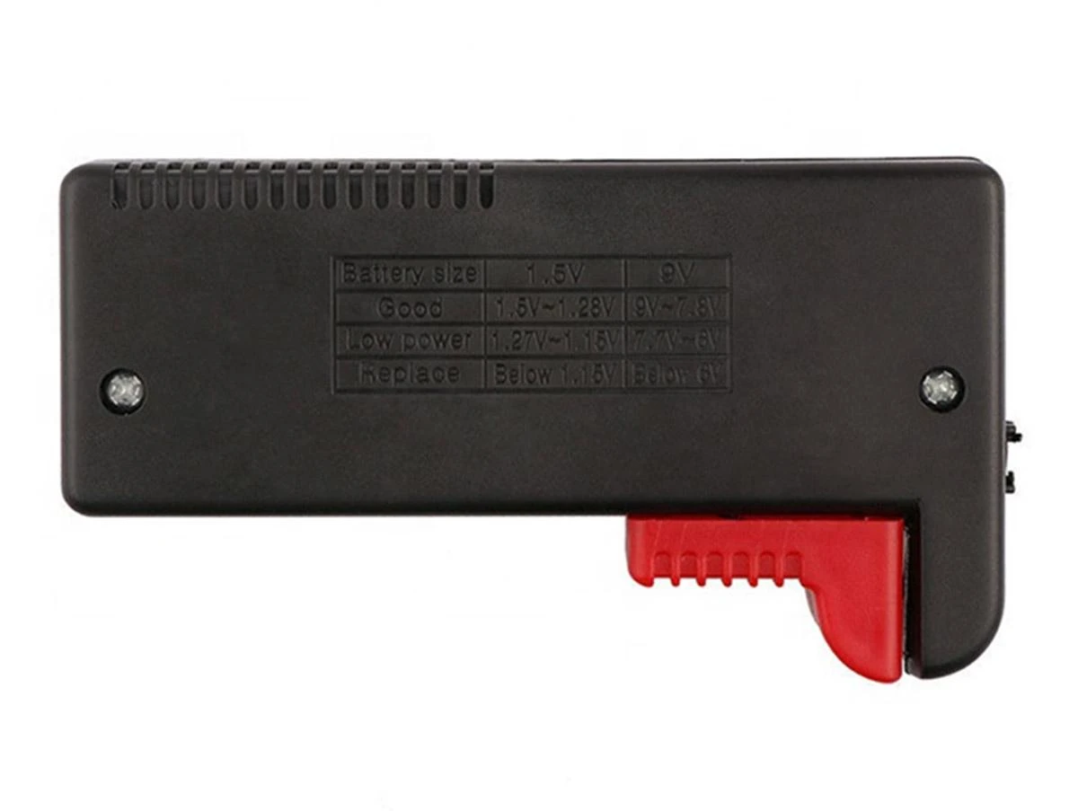82-626# Oem AA, AAA, C, D, 9V baterijų testeris - AG372A