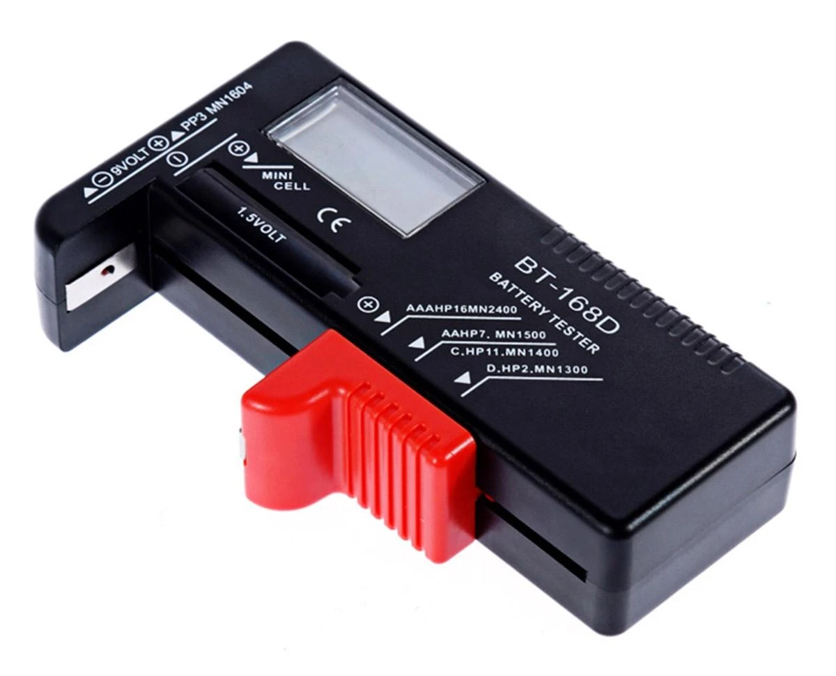 82-626# Oem AA, AAA, C, D, 9V baterijų testeris - AG372A