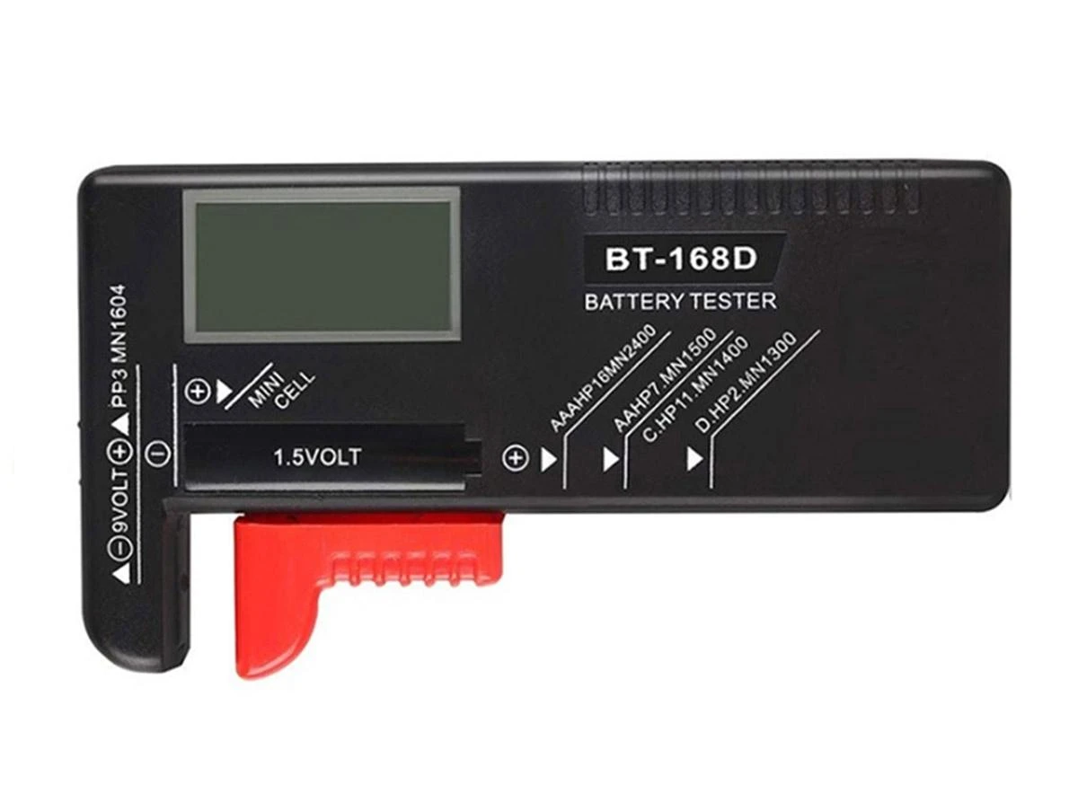 82-626# Oem AA, AAA, C, D, 9V baterijų testeris - AG372A