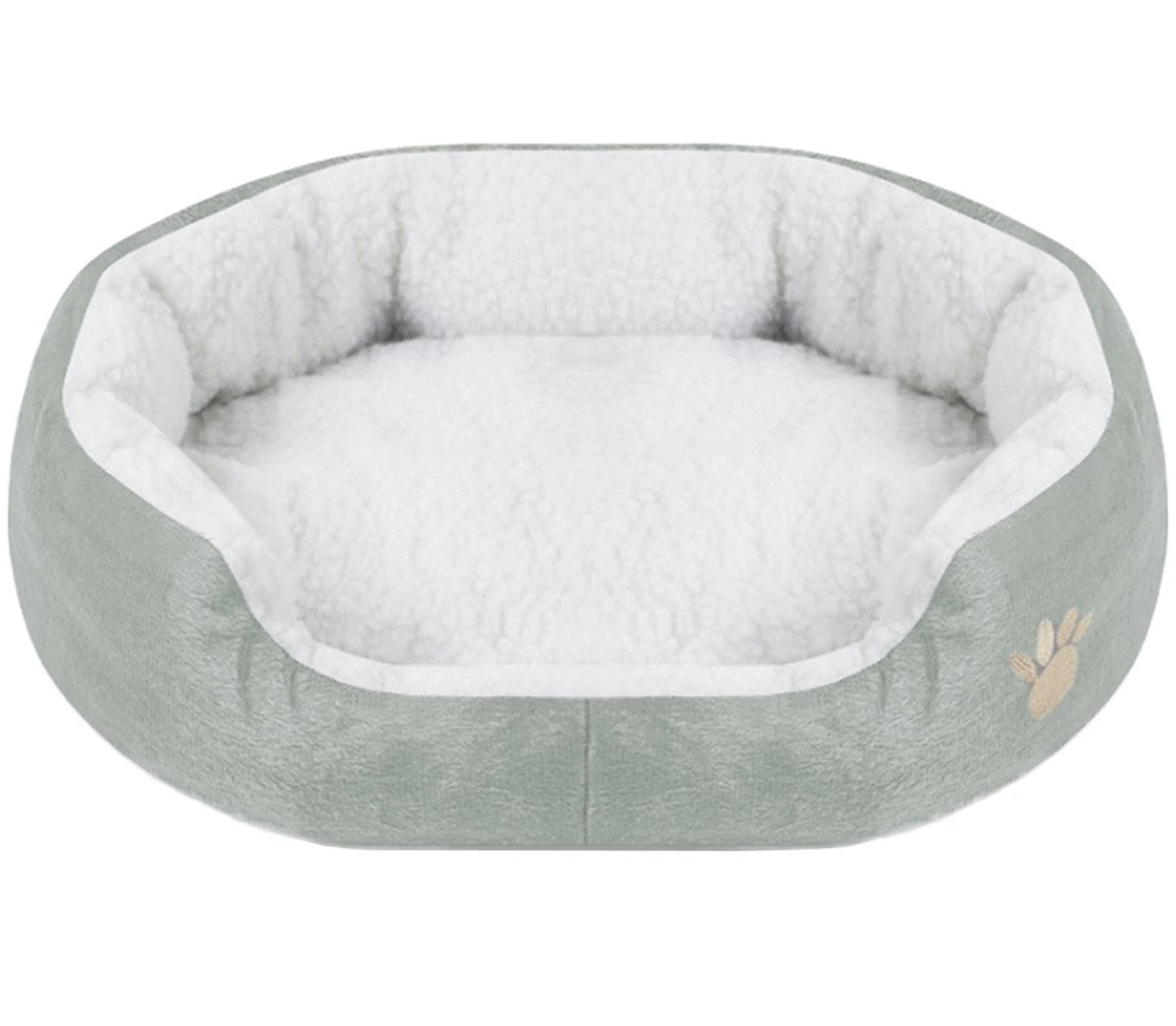 Ag602K Augintinio lova su nuimama pagalve, 50x40x11 cm, pilka