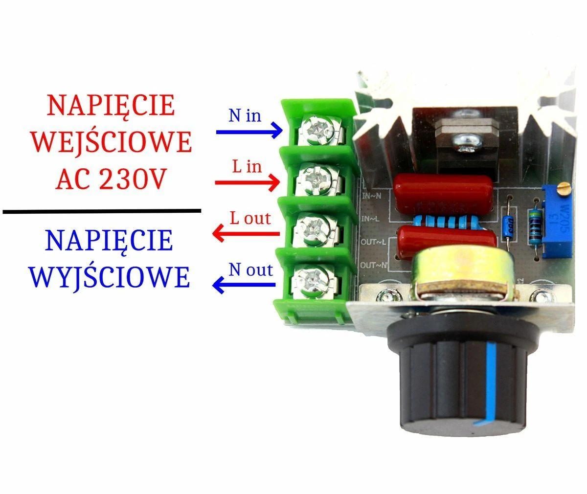 50-296# Blow PWM greičio reguliatorius 2000W 230V