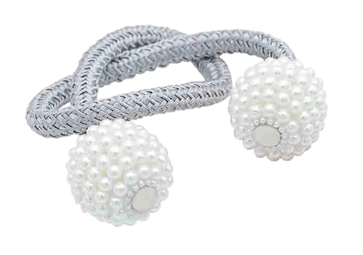 Aptel Užuolaidų ir užuolaidėlių segtukas su magnetu, AG701B, 47 cm, pilkas
