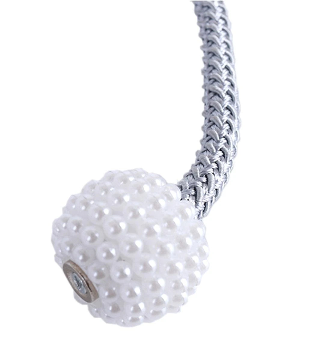 Aptel Užuolaidų ir užuolaidėlių segtukas su magnetu, AG701B, 47 cm, pilkas