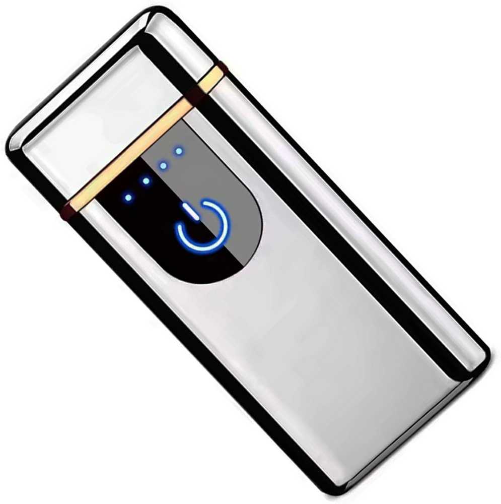 ATL Zapalinis AG773B su USB įkrovimu, sidabrinis