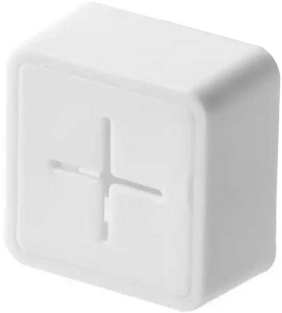 Ag797 Sieninis rankšluosčių laikiklis su silikoniniu įdėklu, 4.5x4.5x2.5 cm, baltas