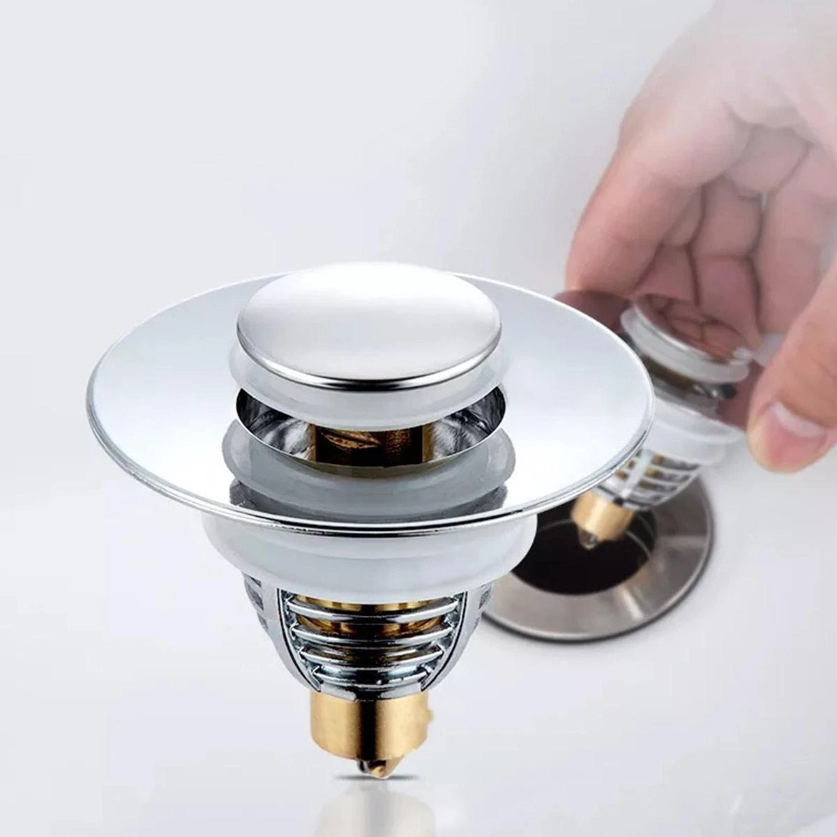 Aptel Nerūdijančio plieno kriauklės kamštis, 62 mm