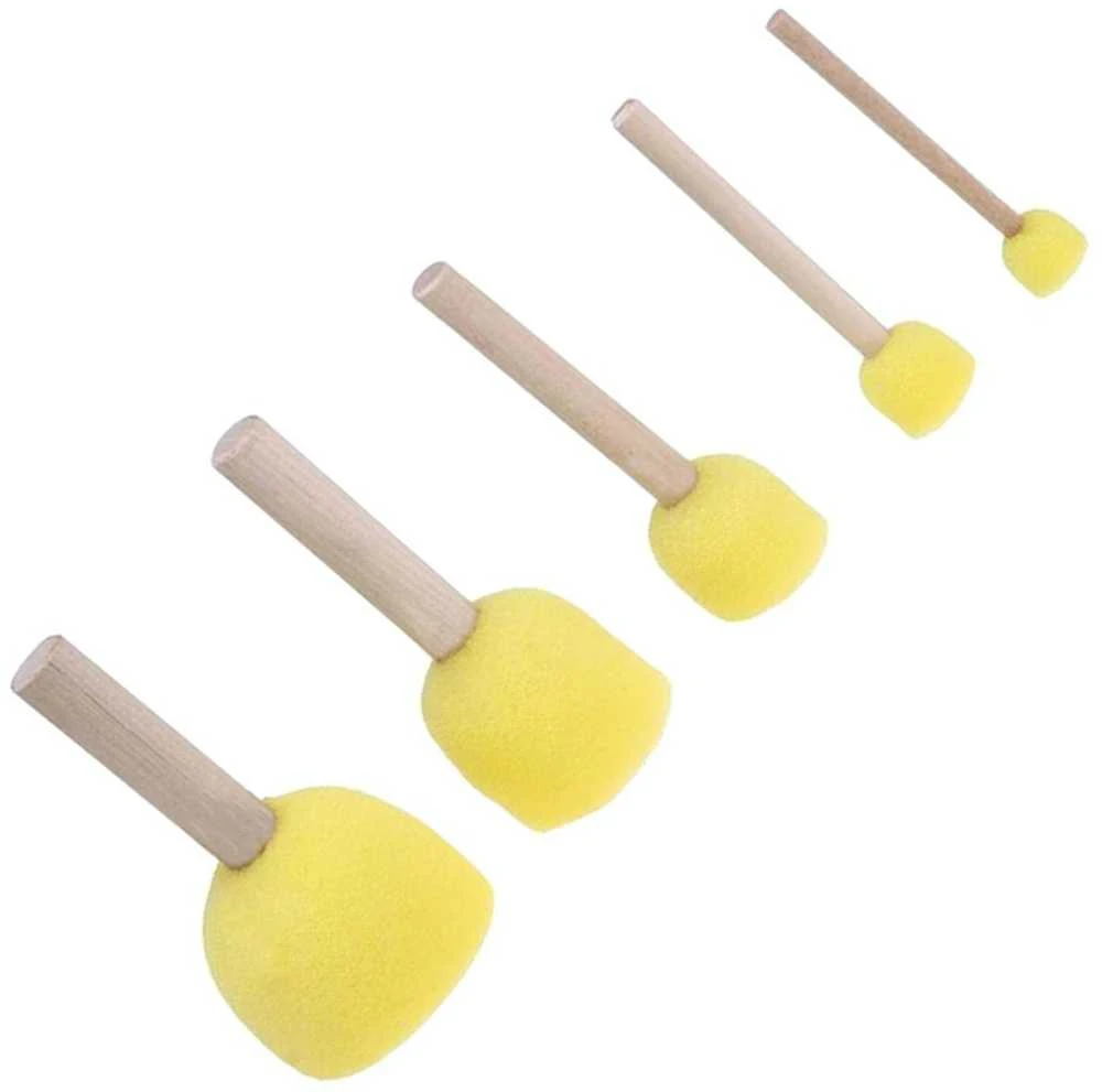 Ag86C Dekupažo kempininių teptukų rinkinys, 5 vnt.