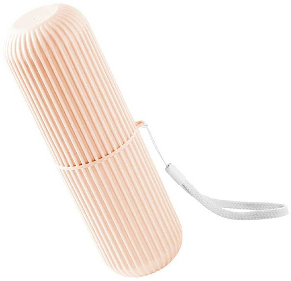ATL Dantų šepetėlio ir pastos dėklas AG870B, rožinis, PP plastikas