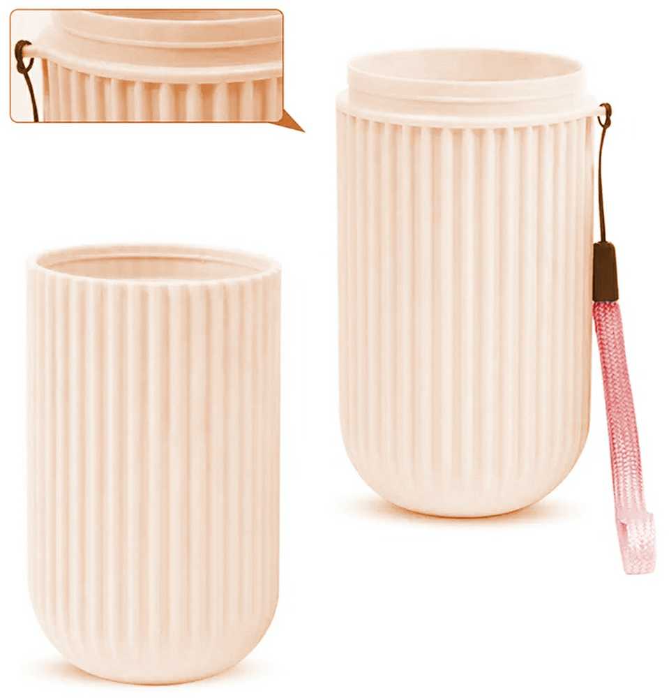 ATL Dantų šepetėlio ir pastos dėklas AG870B, rožinis, PP plastikas