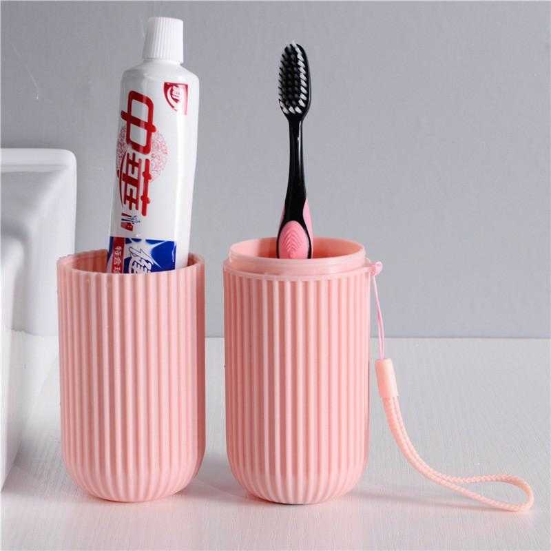 ATL Dantų šepetėlio ir pastos dėklas AG870B, rožinis, PP plastikas